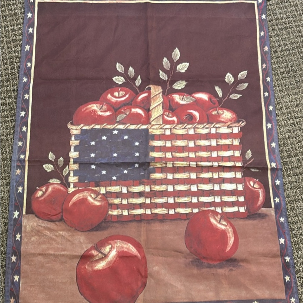 Apple Basket Decorative Flag